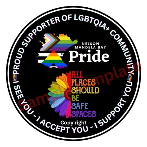 NMB Pride licence disc Sticker