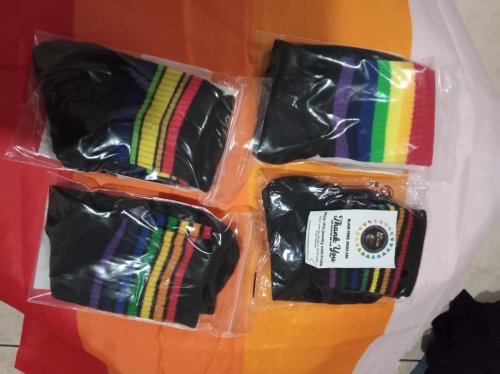 BLACK PRIDE SOCKS (1 SET PER PACK ONLY)