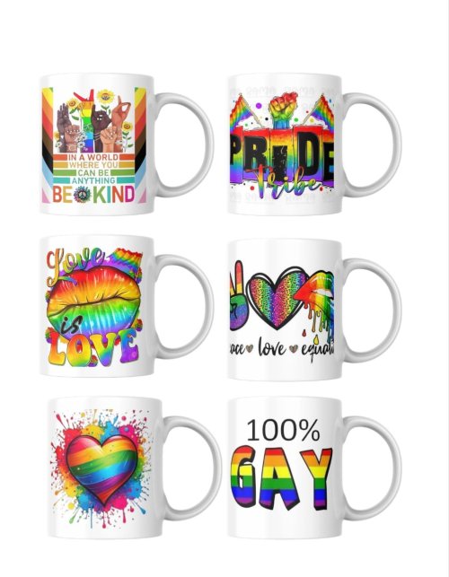 Different Design Pride Logo Mugs (coming soon)